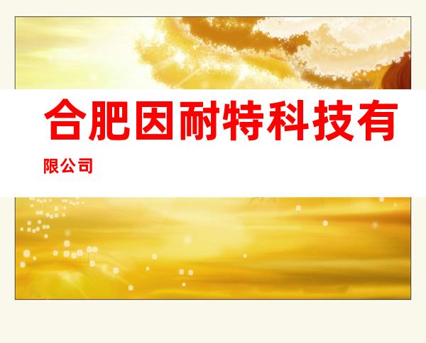 合肥因耐特科技有限公司